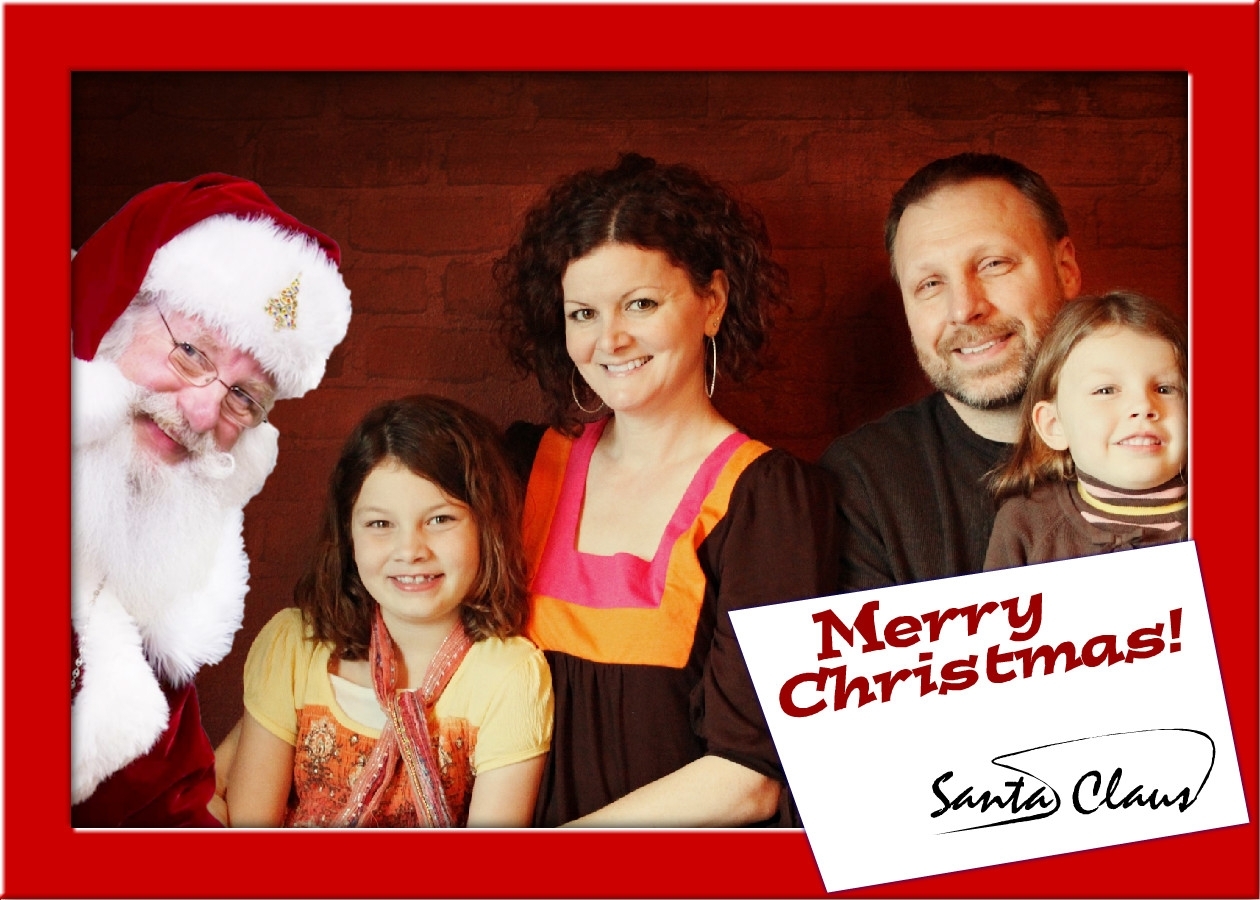 Catch Santa {in your photo!} Your kids will love this!